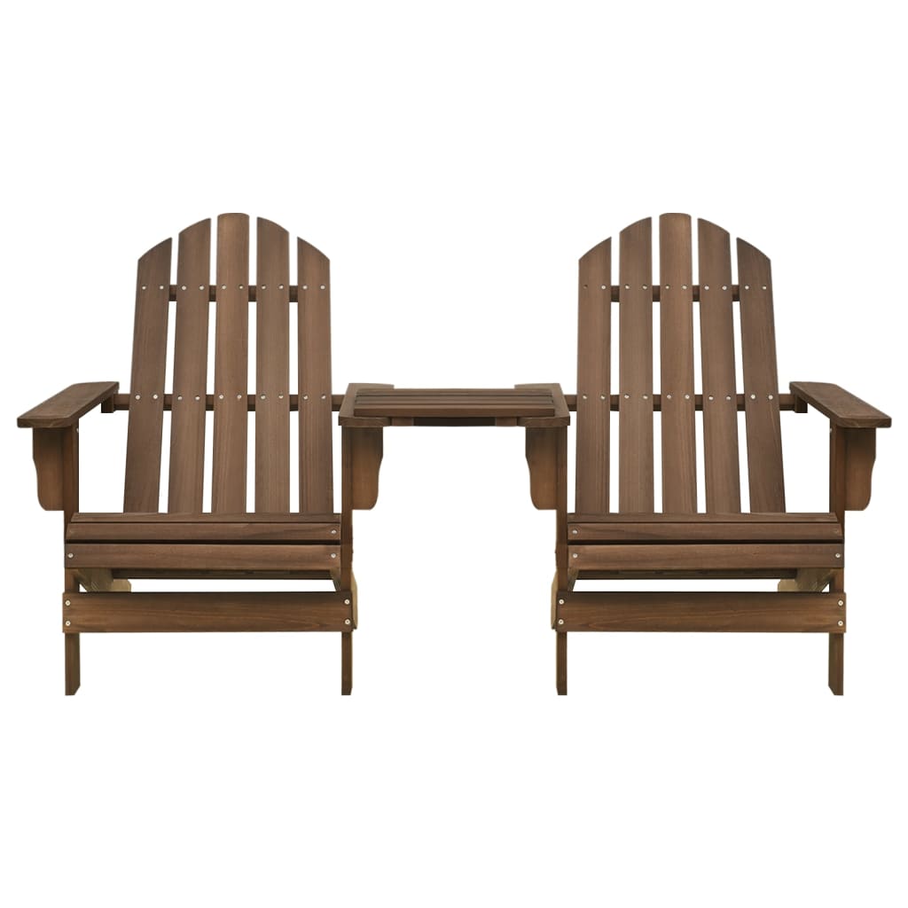 Garden Chair | Brown | Solid fir wood | Standard | Ergonomic