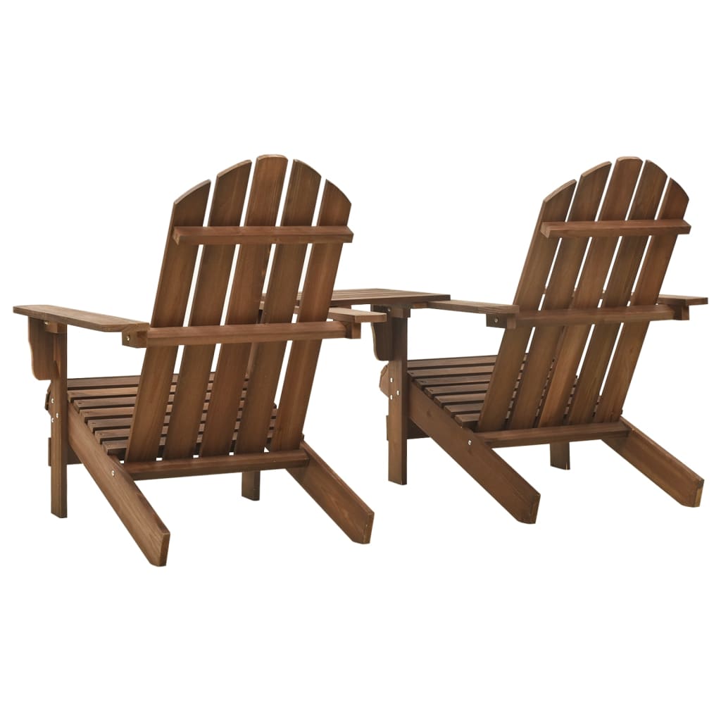 Garden Chair | Brown | Solid fir wood | Standard | Ergonomic