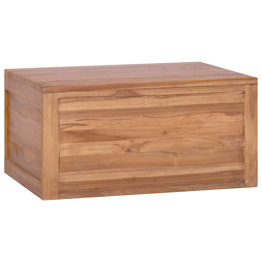 Wall-mounted Bathroom Cabinet 60x45x30 cm Solid Teak Wood