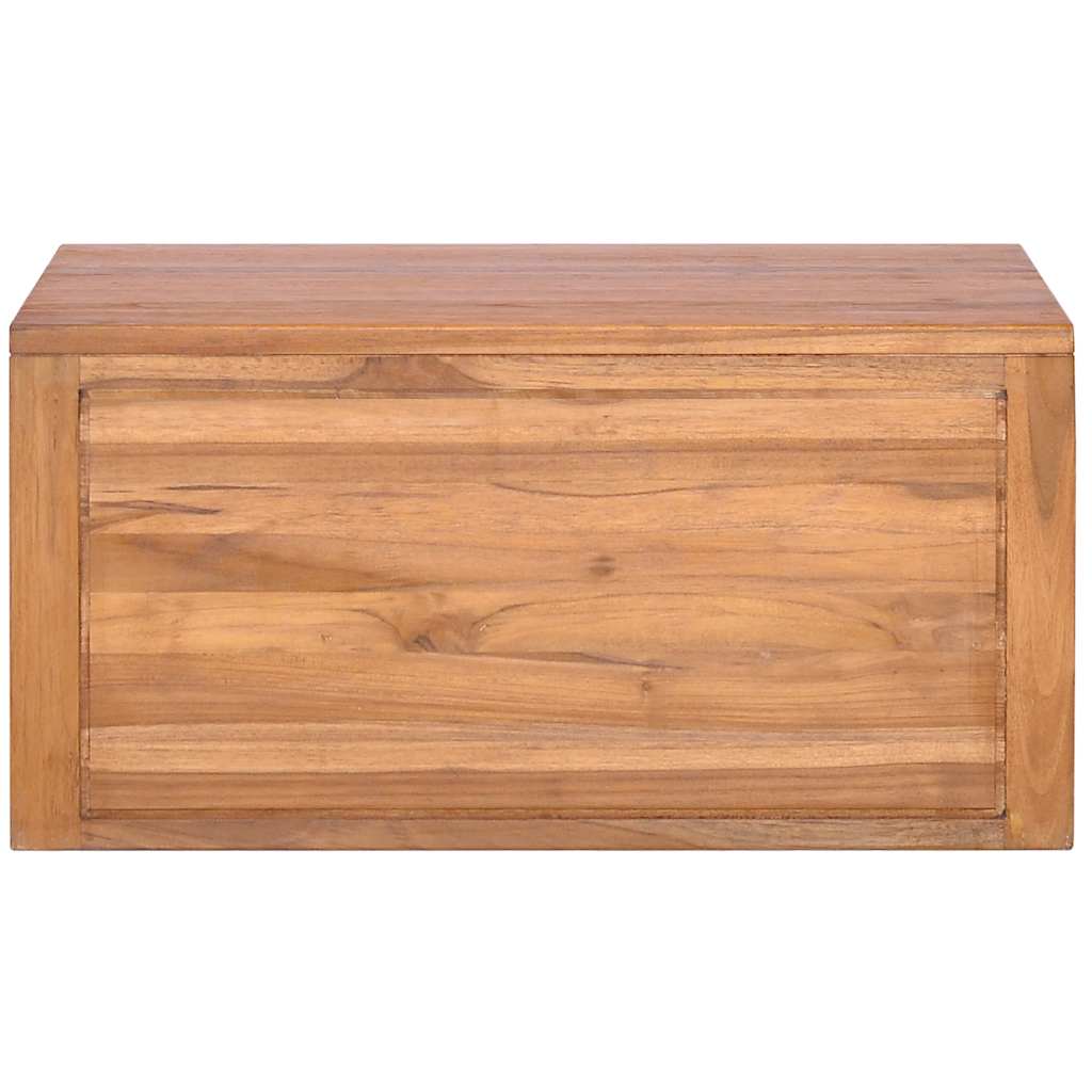 Wall-mounted Bathroom Cabinet 60x45x30 cm Solid Teak Wood