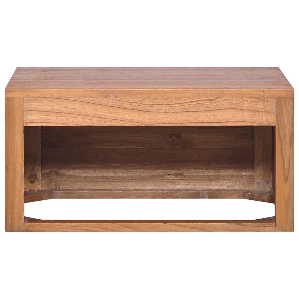Wall-mounted Bathroom Cabinet 60x45x30 cm Solid Teak Wood