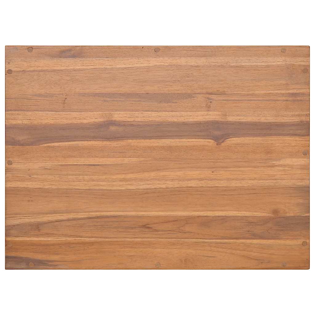 Wall-mounted Bathroom Cabinet 60x45x30 cm Solid Teak Wood