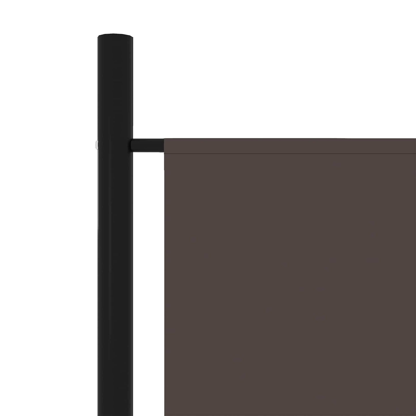 320720 vidaXL 4-Panel Room Divider Brown 200x180 cm