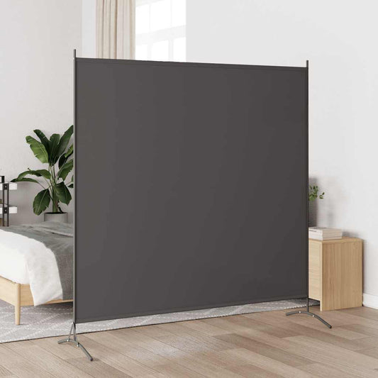1-Panel Room Divider Anthracite 175x180 cm
