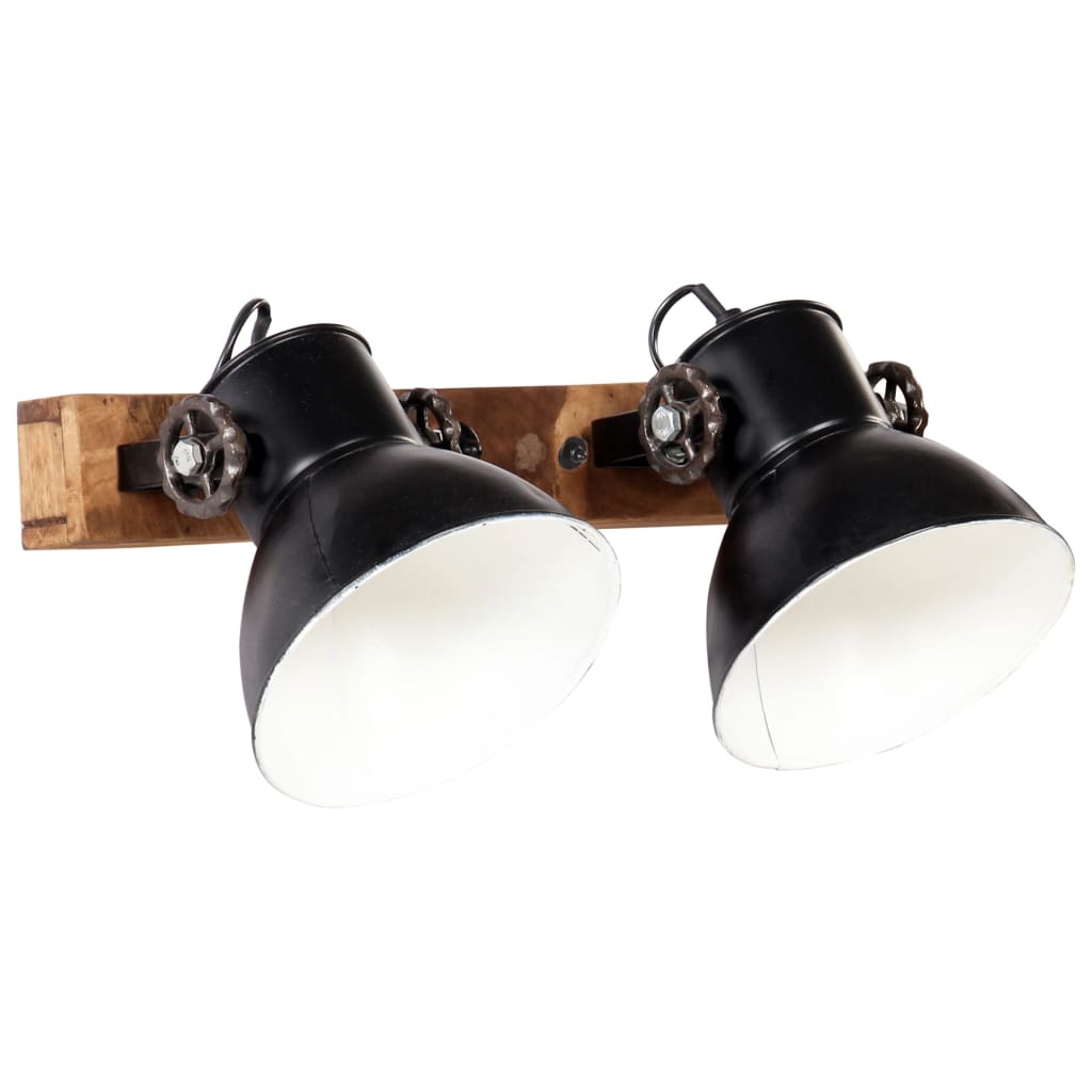 Industrial Wall Lamp Black 45x25 cm E27