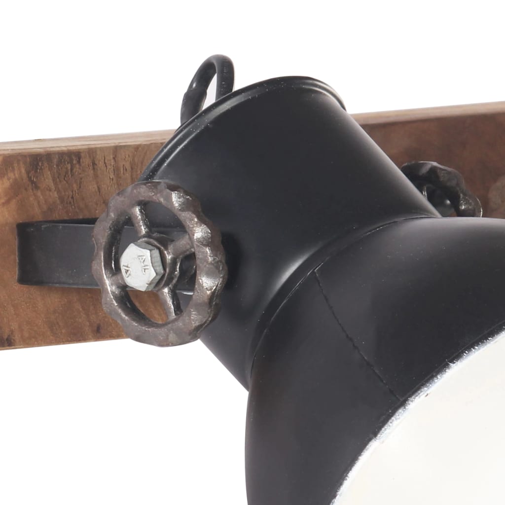 Industrial Wall Lamp Black 45x25 cm E27