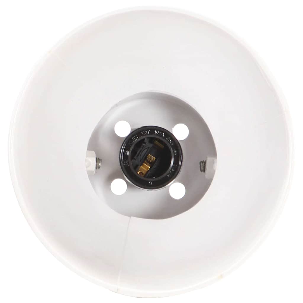 320518 vidaXL Industrial Wall Lamp White 45x25 cm E27