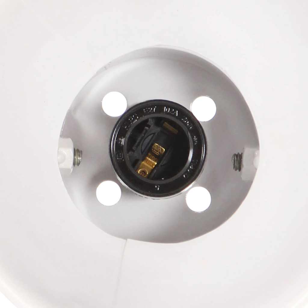 320518 vidaXL Industrial Wall Lamp White 45x25 cm E27