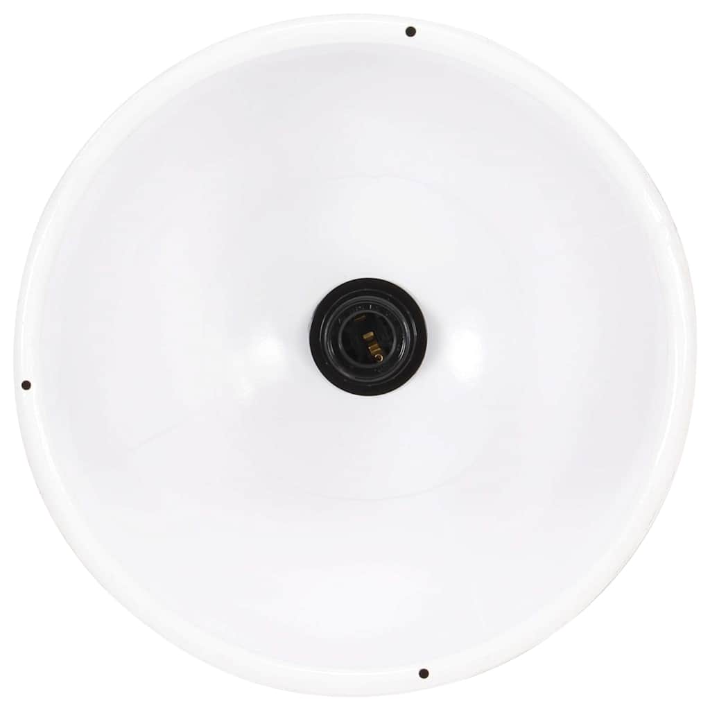 Industrial Hanging Lamp 25 W White Round 30 cm E27