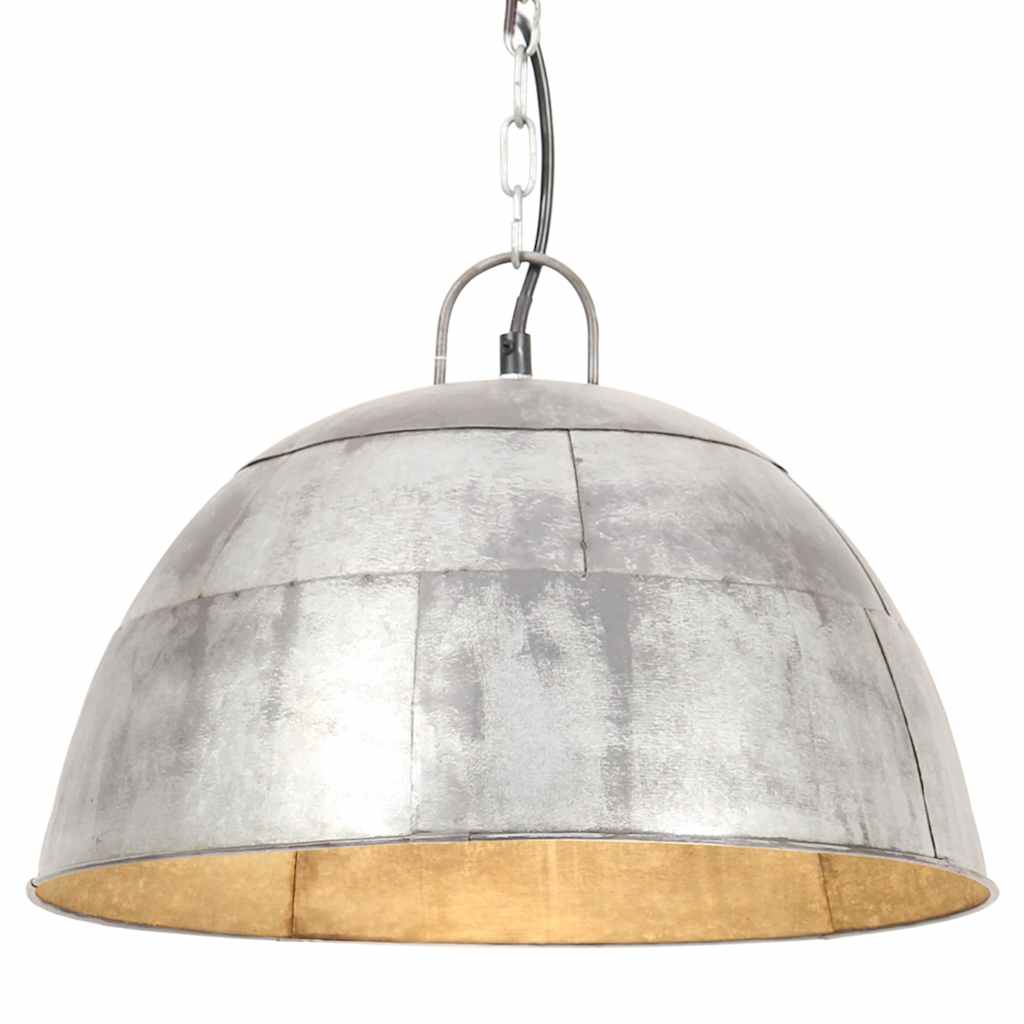 Hanging Lamp | Silver | Iron with silver coat finish | Medium