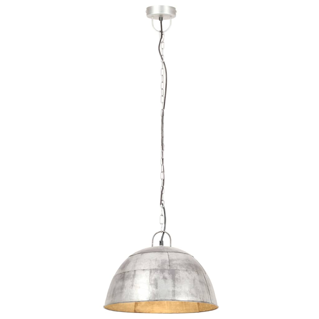 Hanging Lamp | Silver | Iron with silver coat finish | Medium