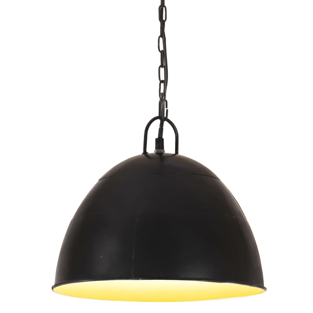Hanging Lamp | Black | Iron | 31 cm diameter | Hanging Light | Round