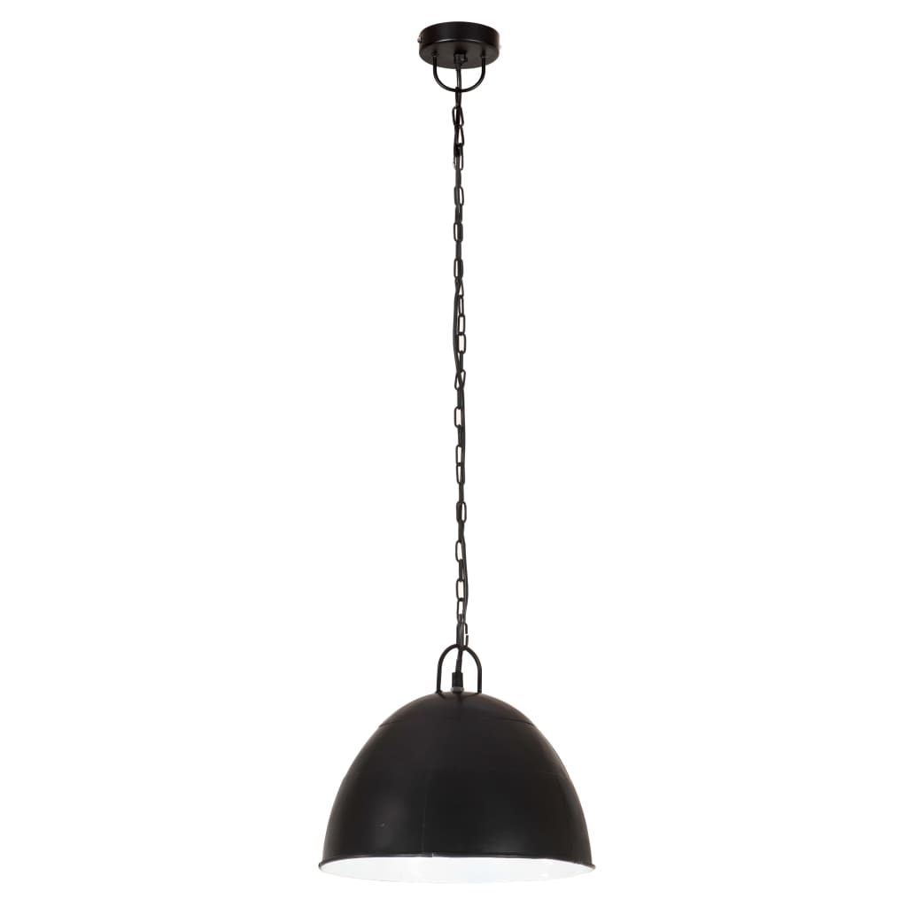 Hanging Lamp | Black | Iron | 31 cm diameter | Hanging Light | Round
