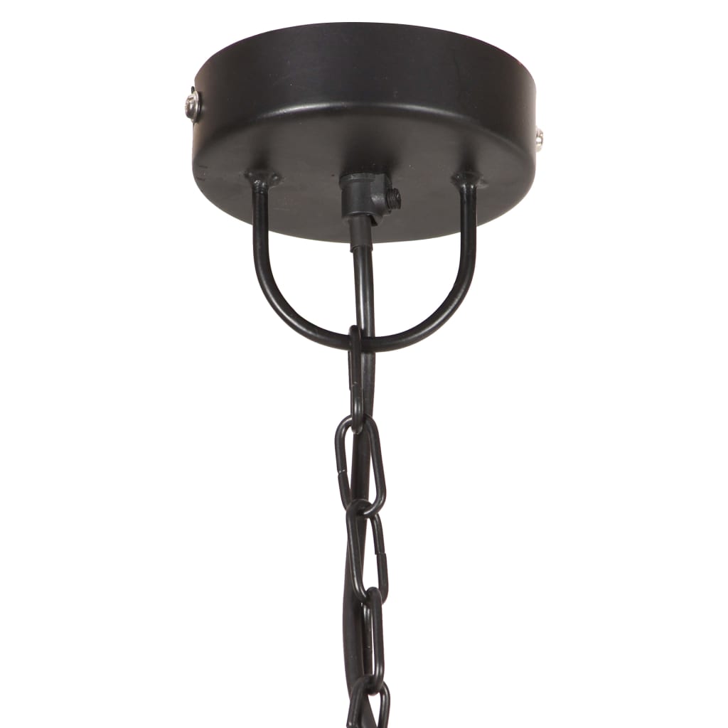 Hanging Lamp | Black | Iron | 31 cm diameter | Hanging Light | Round