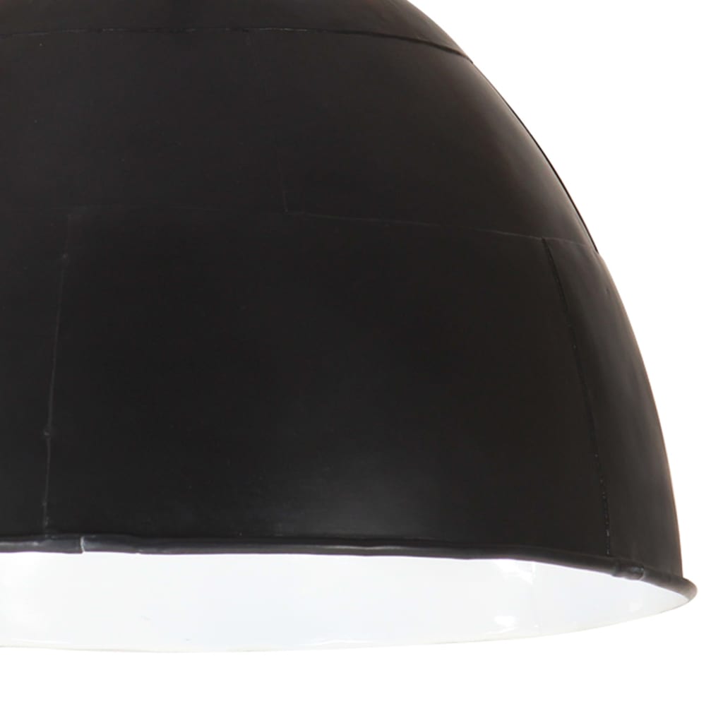 Hanging Lamp | Black | Iron | 31 cm diameter | Hanging Light | Round