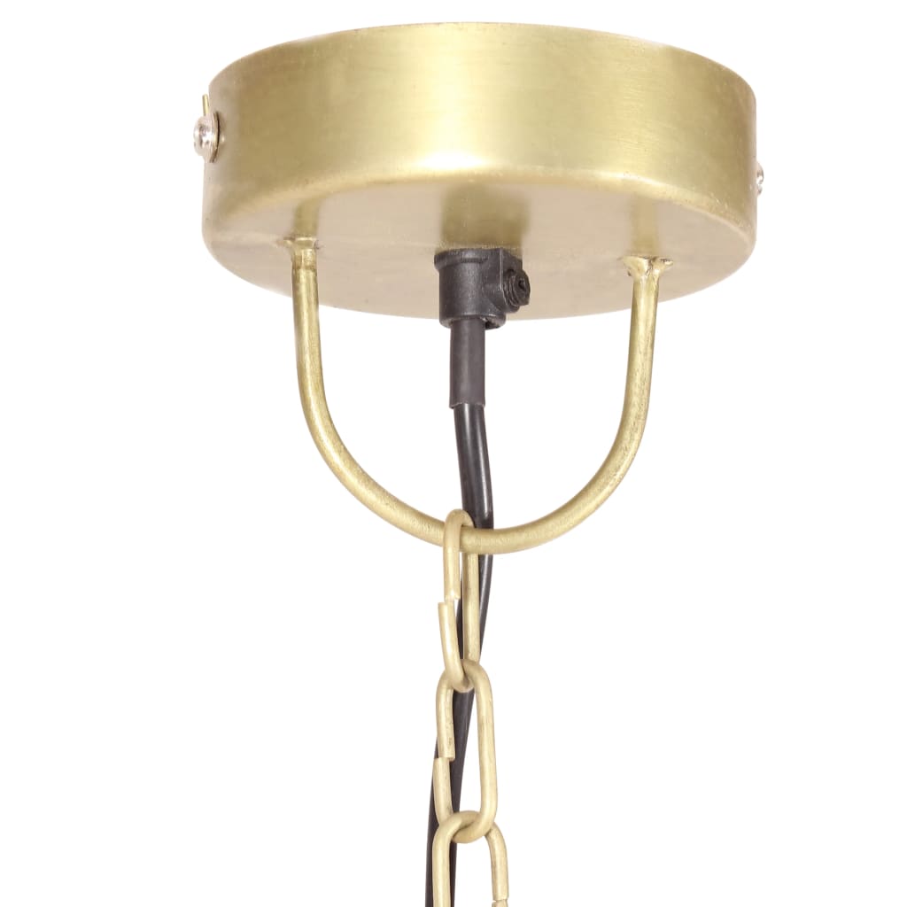 Industrial Hanging Lamp 25 W Brass Round 42 cm E27