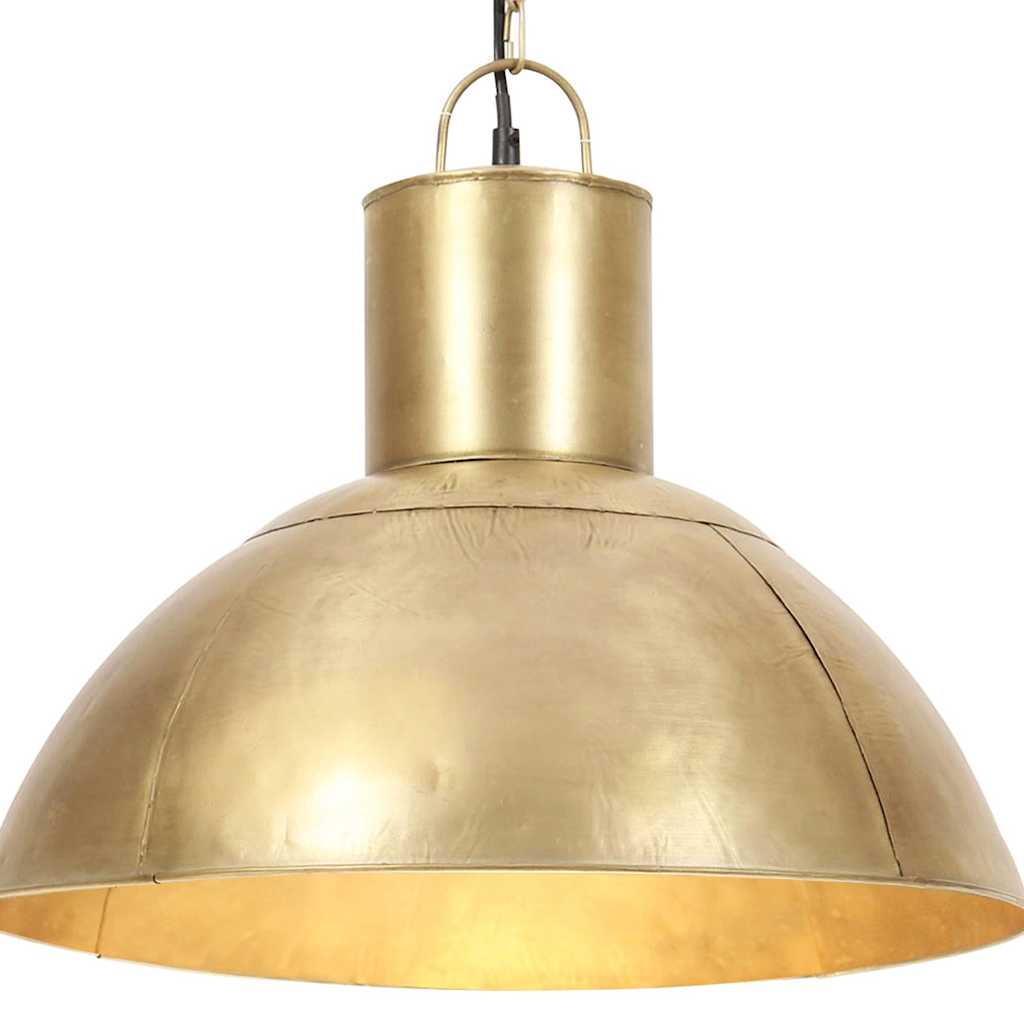 320564 vidaXL Hanging Lamp 25 W Brass Round 48 cm E27