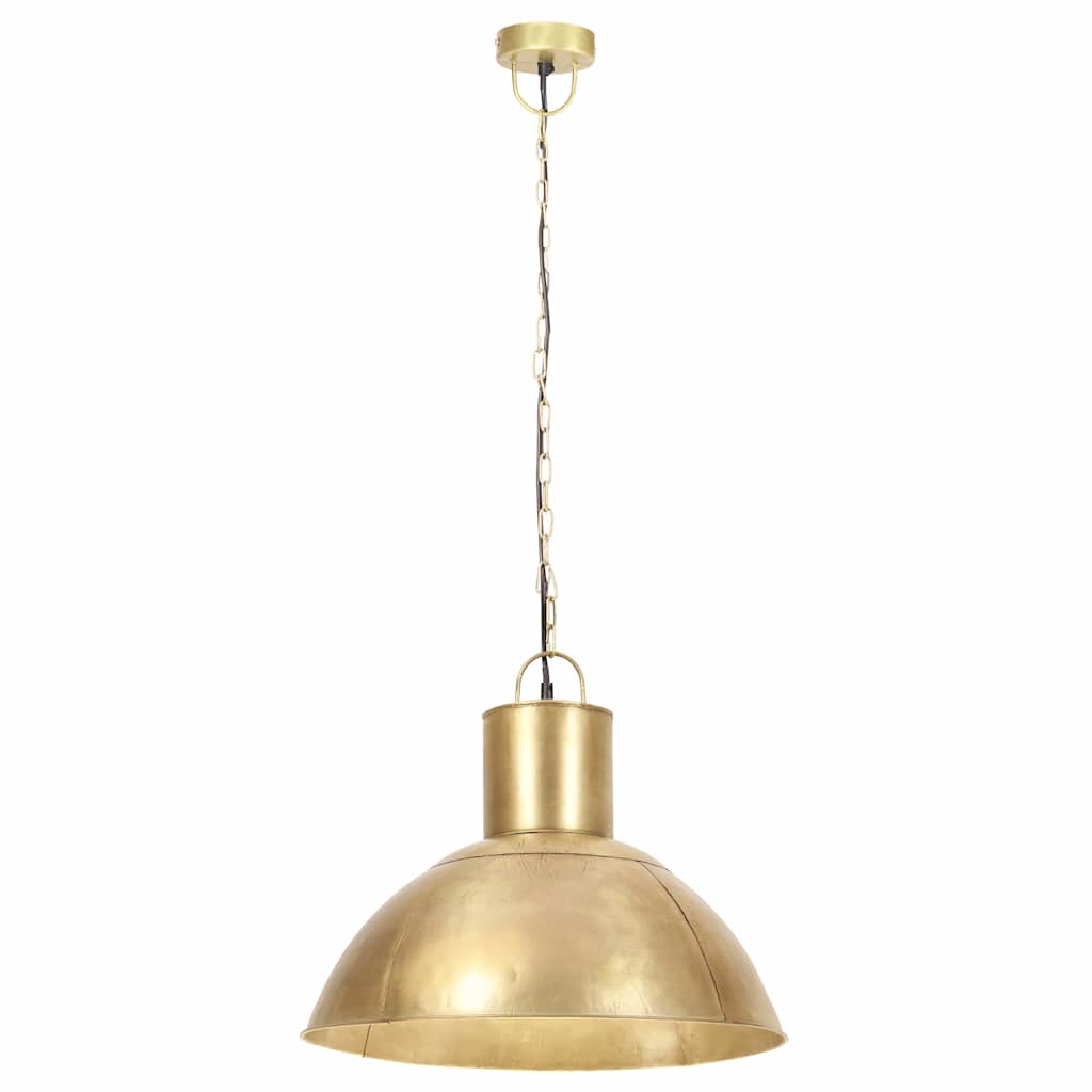 320564 vidaXL Hanging Lamp 25 W Brass Round 48 cm E27