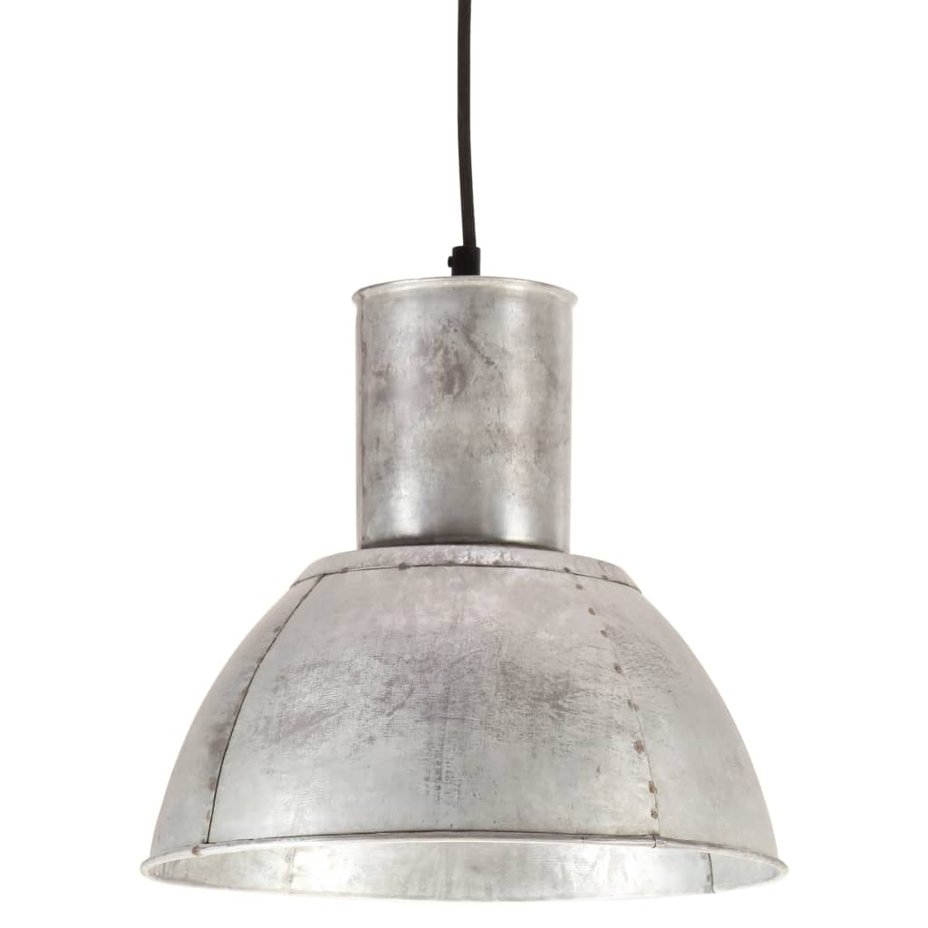 Hanging Lamp | Silver | Iron with silver coating | Medium | Industrial