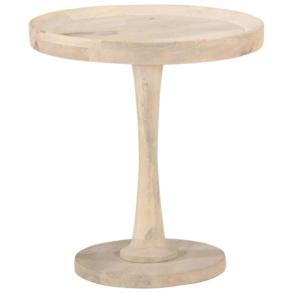 320599 vidaXL Side Table Ø50x55 cm Solid Mango Wood