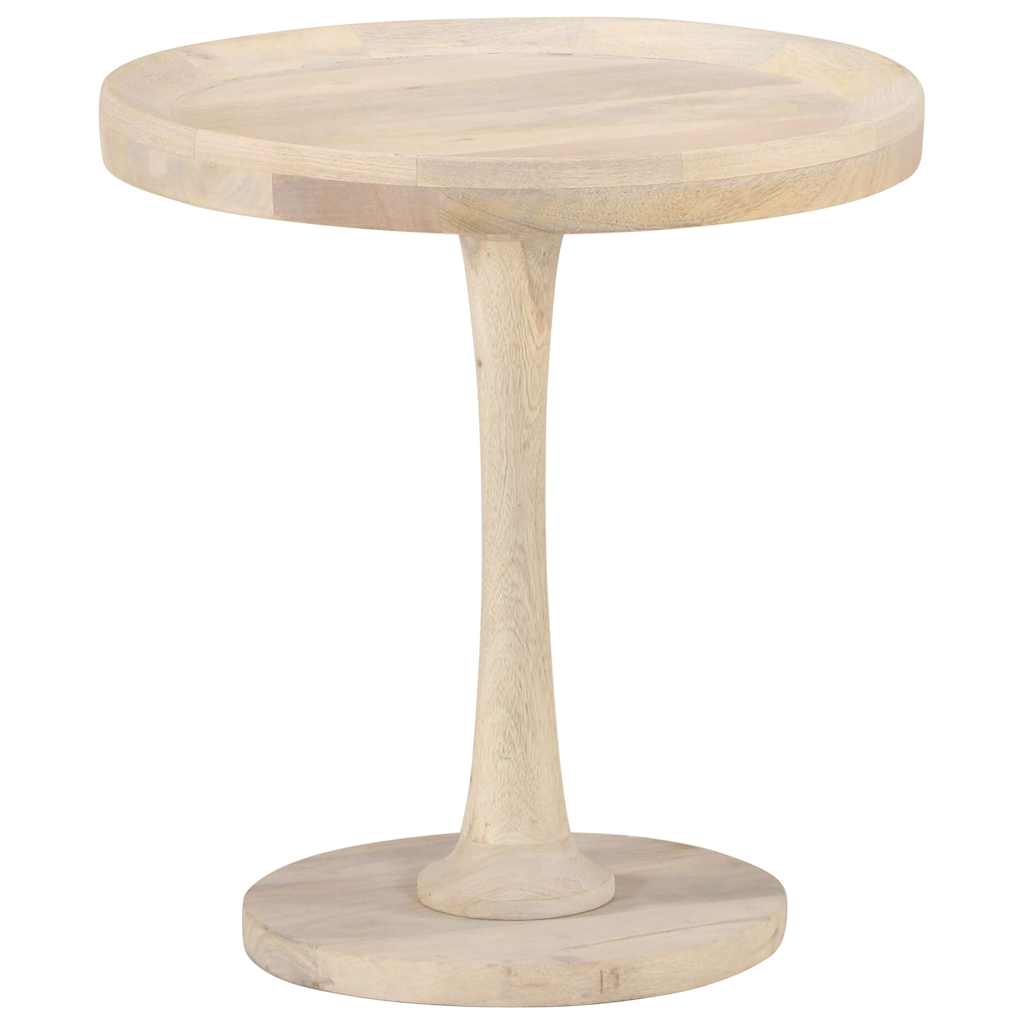 320599 vidaXL Side Table Ø50x55 cm Solid Mango Wood