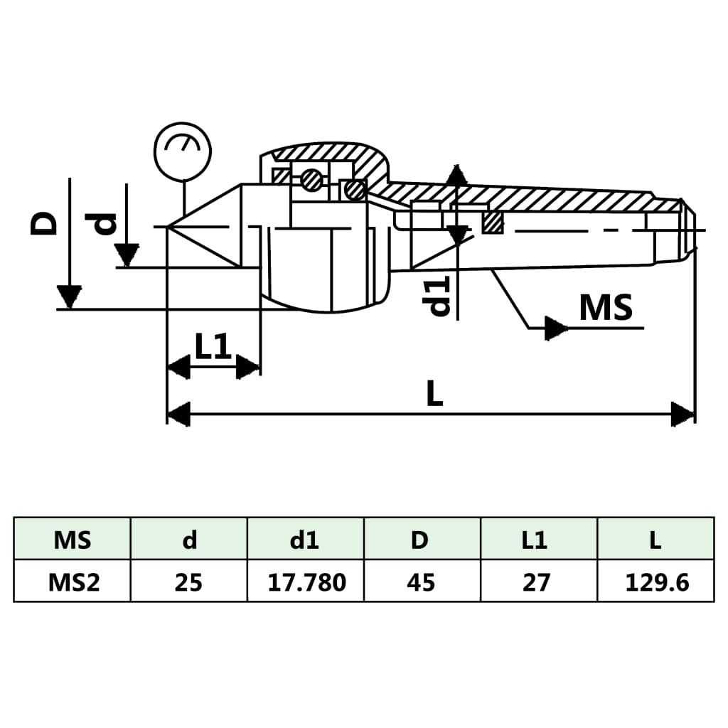 vidaXL Revolving Live Center MT2