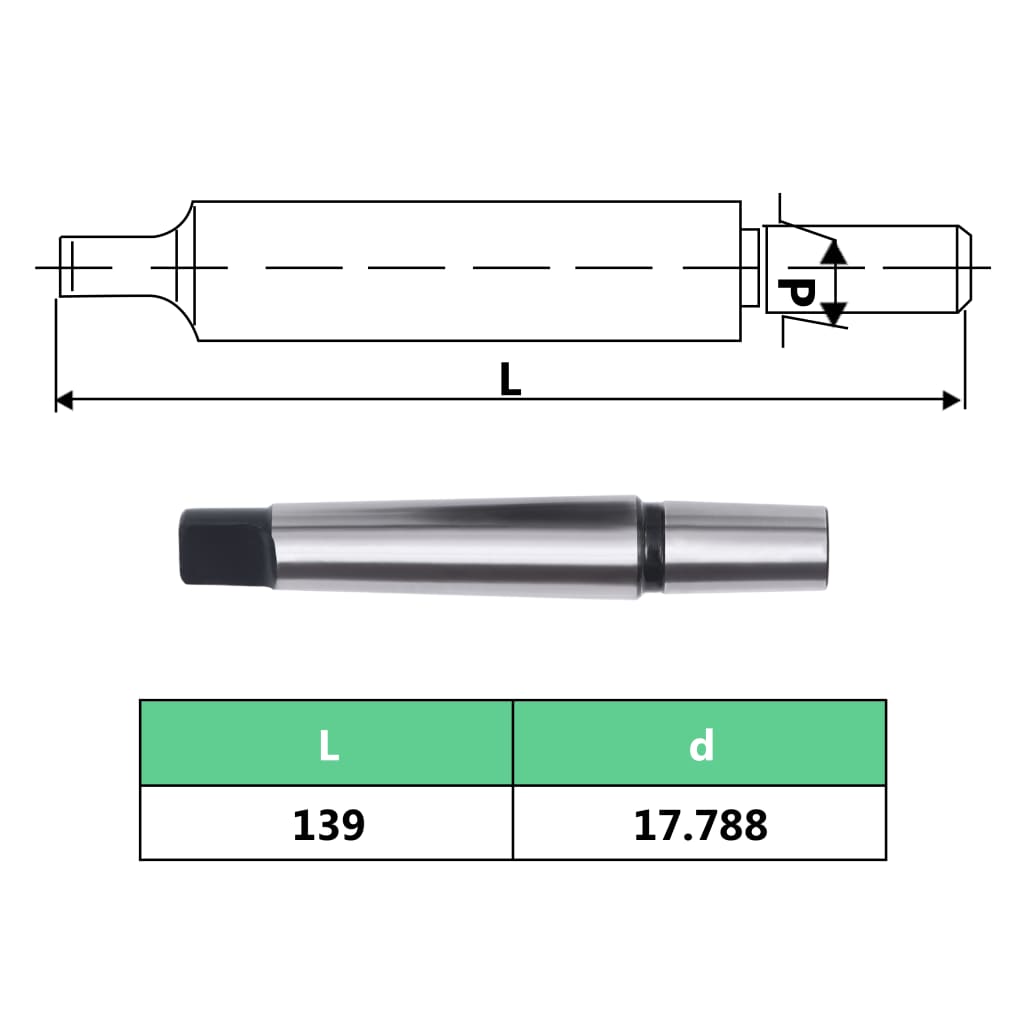 Quick Release Drill Chuck MT3-B18 with 16 mm Clamping Range