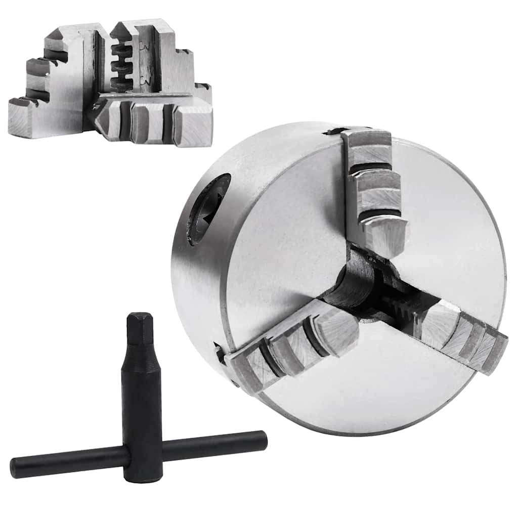 3 Jaw Self-Centering Lathe Chuck 80 mm Steel K11 80