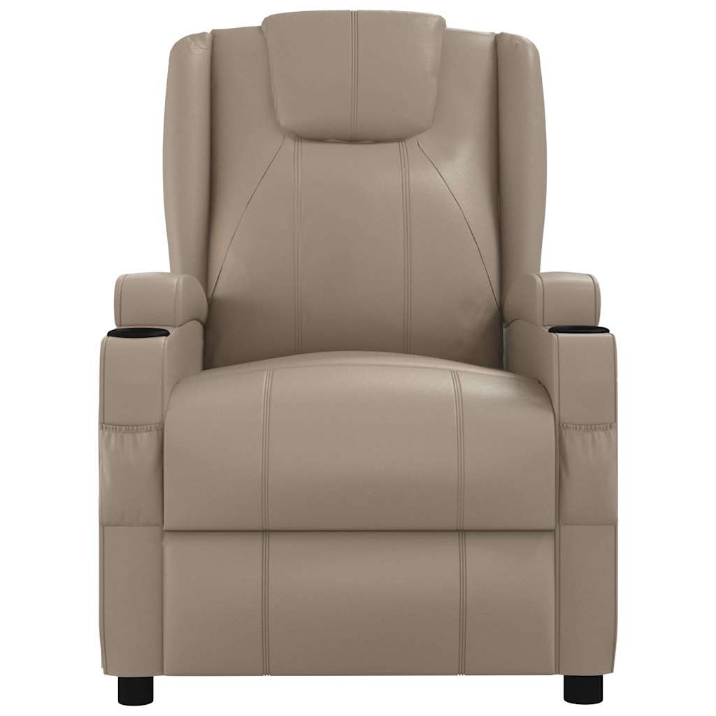 Massage Chair Cappuccino Faux Leather
