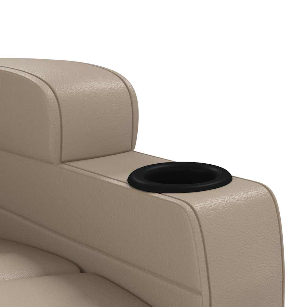 Massage Chair Cappuccino Faux Leather