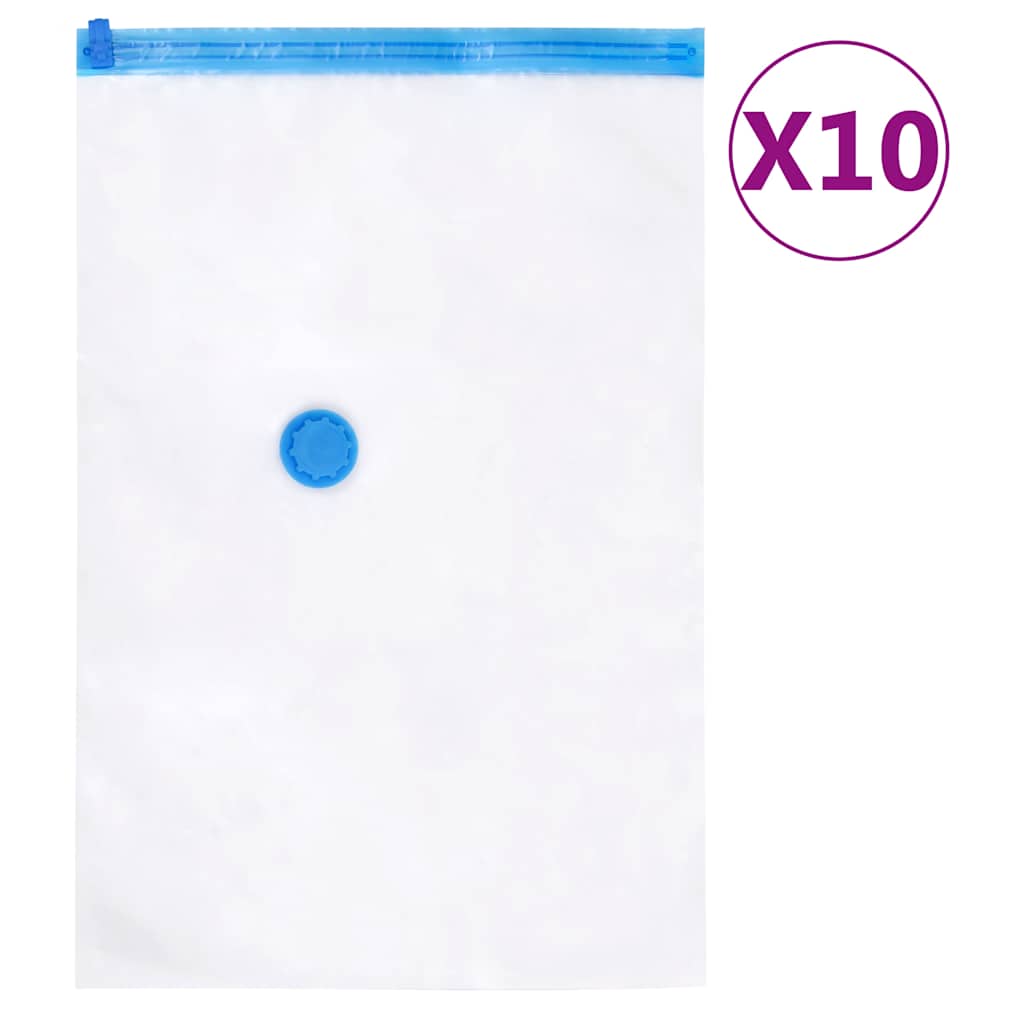 51327 vidaXL Vacuum Travel Storage Bags Clothing Bags 3 Sizes 20 pcs