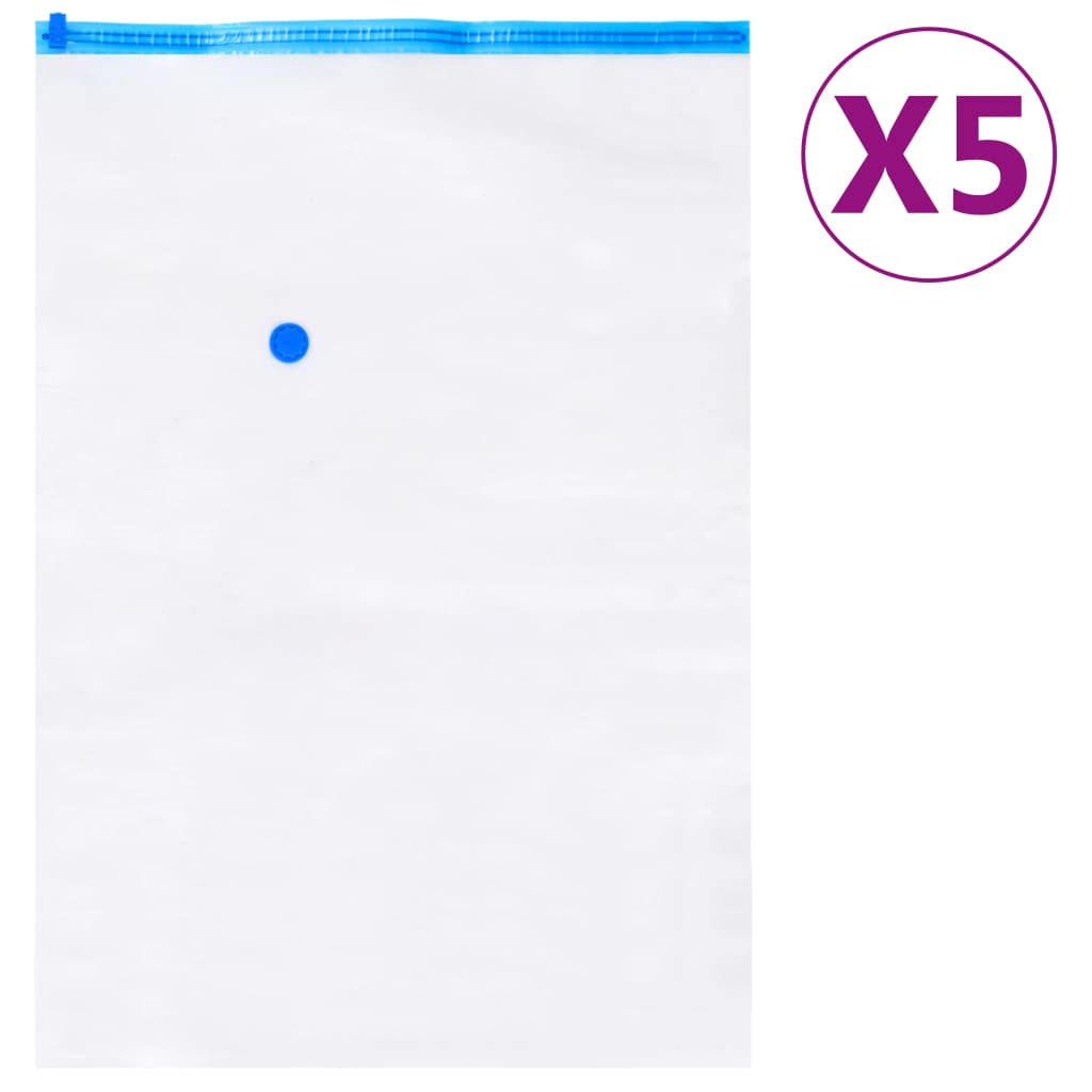 51327 vidaXL Vacuum Travel Storage Bags Clothing Bags 3 Sizes 20 pcs