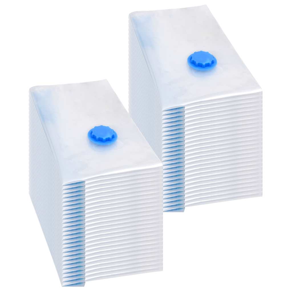51331 vidaXL Vacuum Travel Storage Bags Clothing Bags 60x40 cm 50 pcs