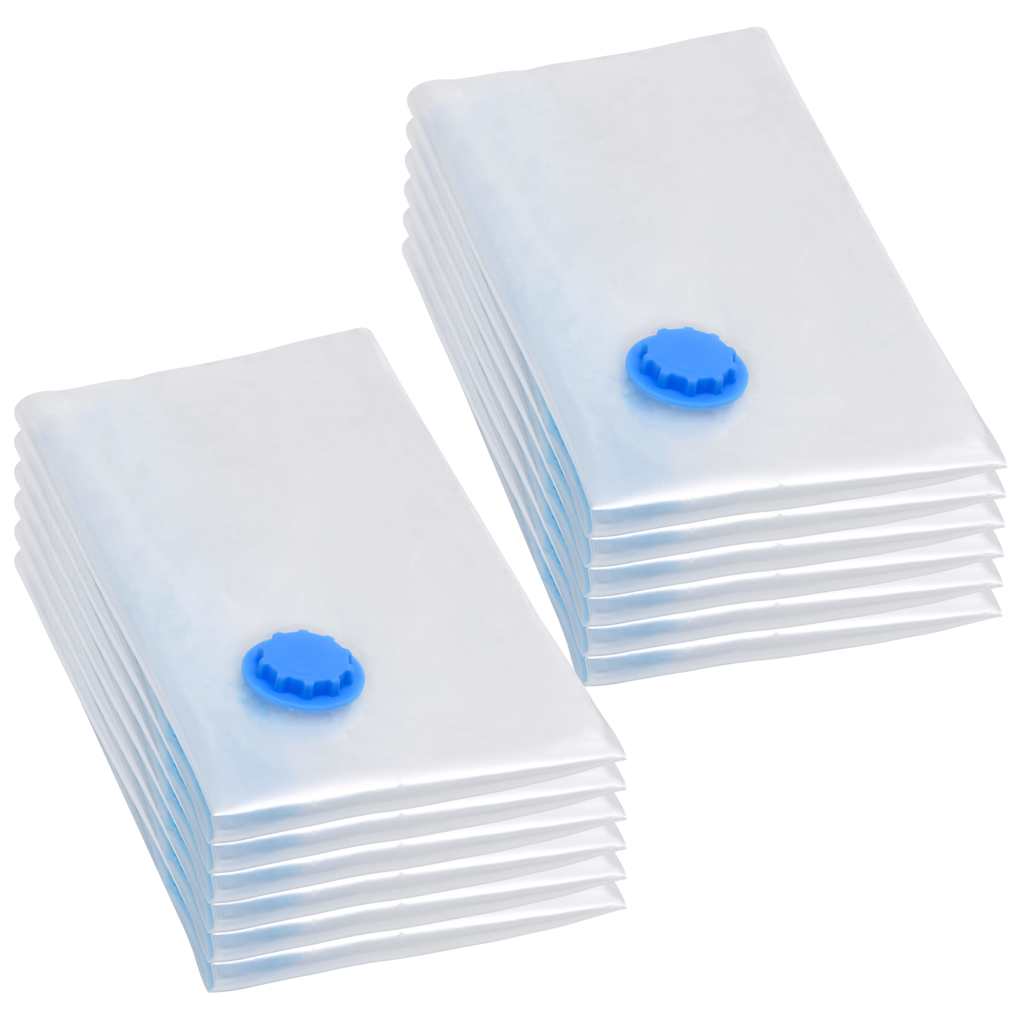51332 vidaXL Vacuum Travel Storage Bags Clothing Bags 80x60 cm 10 pcs