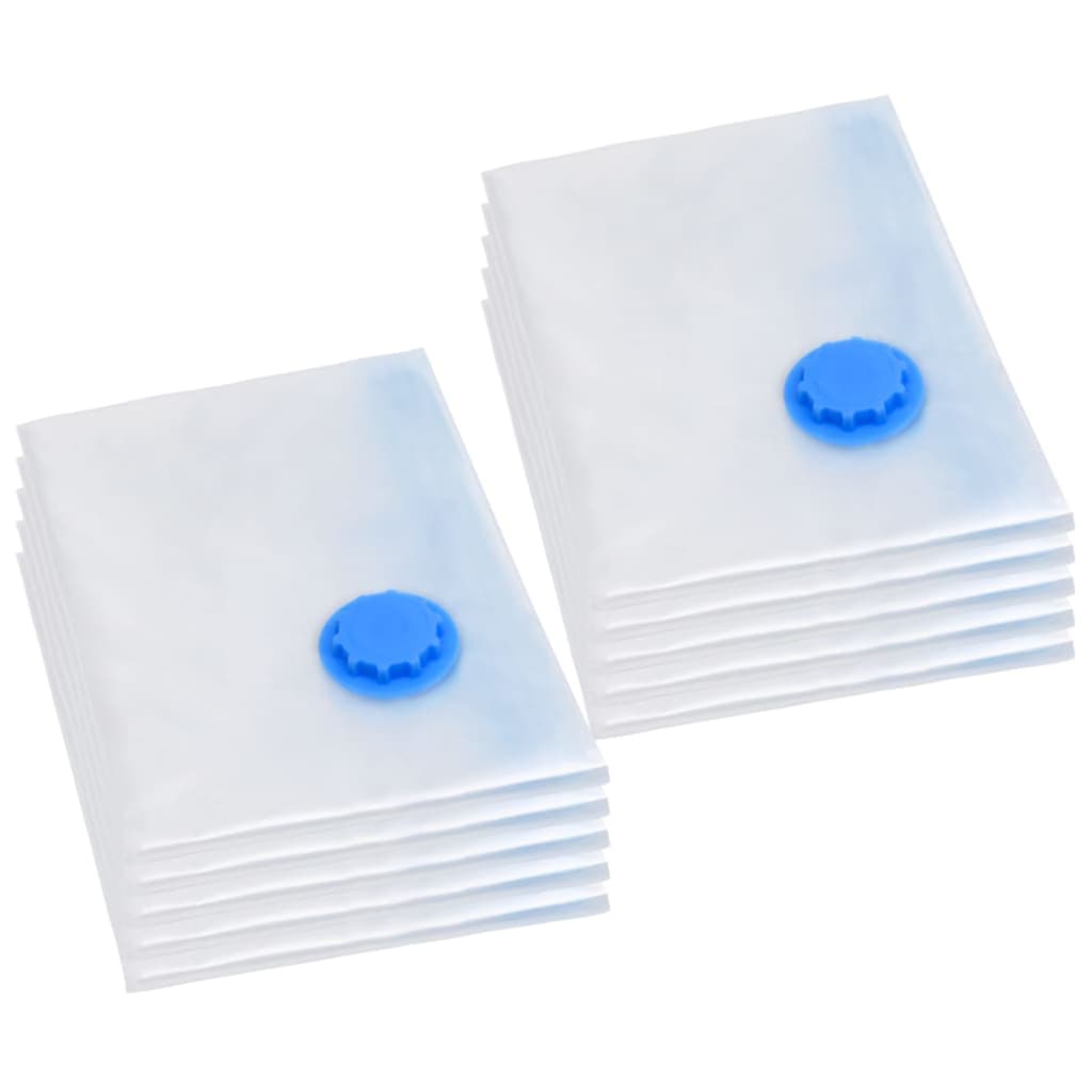51335 vidaXL Vacuum Travel Storage Bags Clothing Bags 120x70 cm 10 pcs