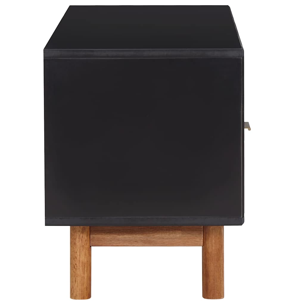 289903 vidaXL TV Cabinet 100x35x45 cm Solid Acacia Wood and MDF