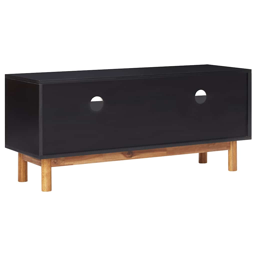289903 vidaXL TV Cabinet 100x35x45 cm Solid Acacia Wood and MDF