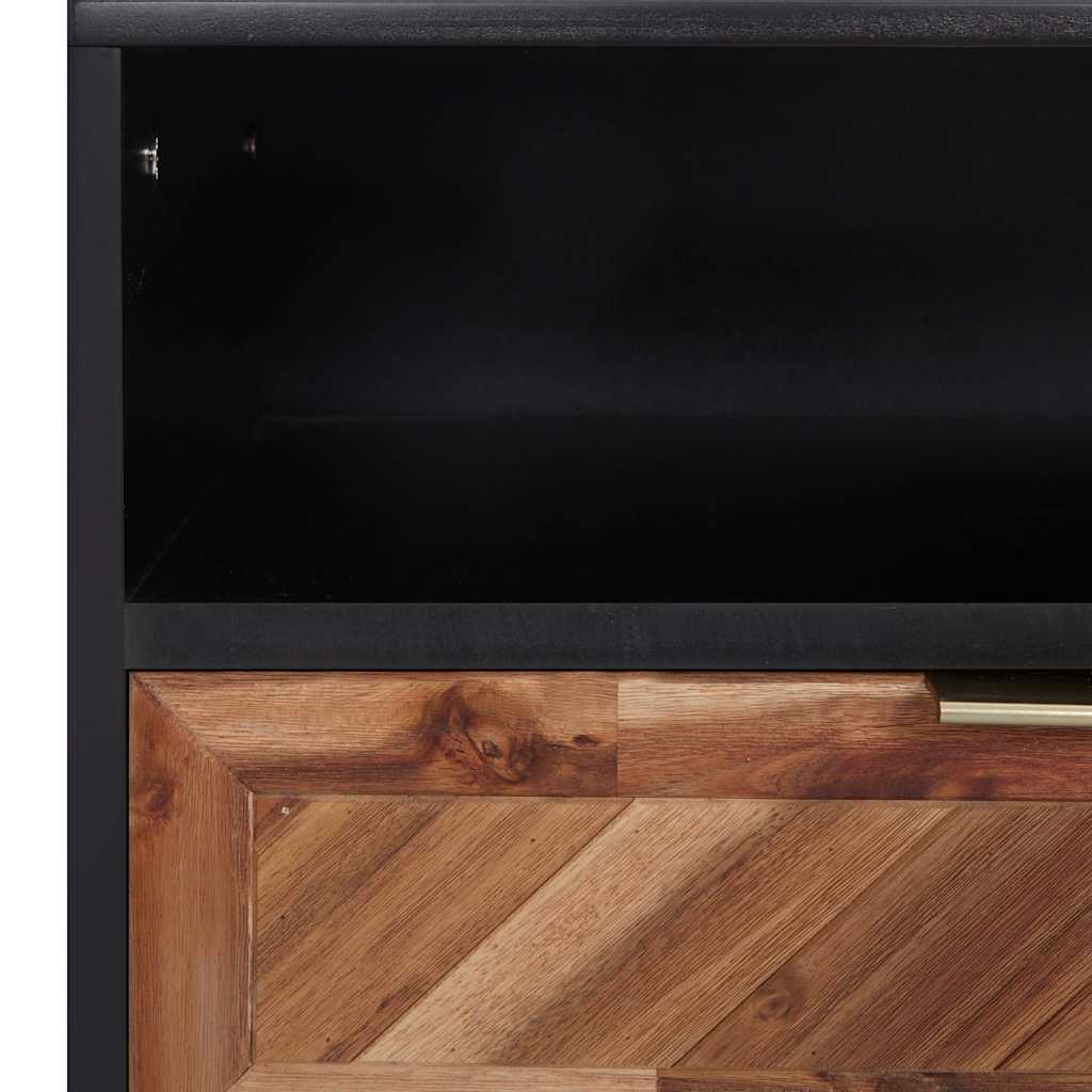 289903 vidaXL TV Cabinet 100x35x45 cm Solid Acacia Wood and MDF