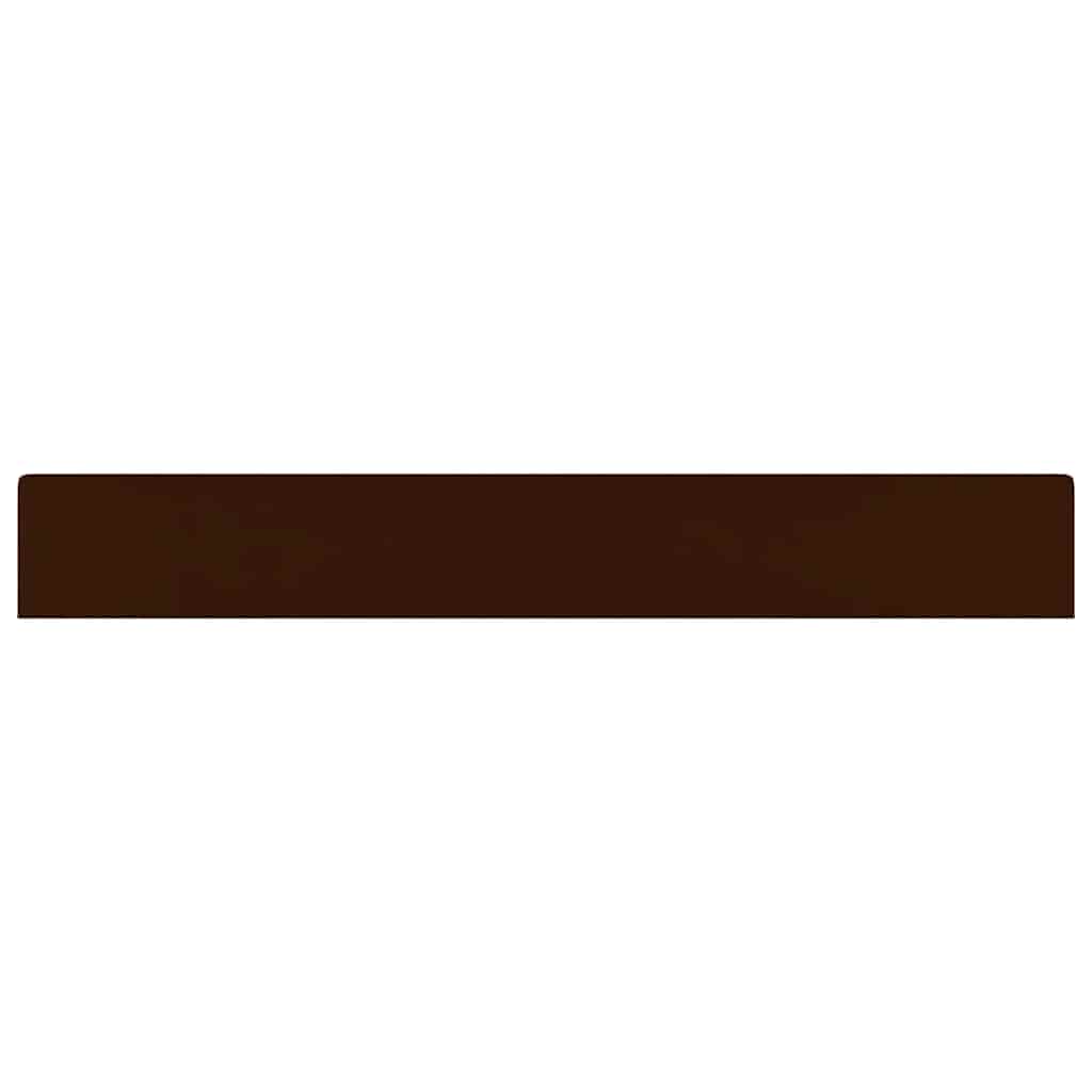 Luxury Basin with Faucet Hole Matt Dark Brown 60x46 cm Ceramic