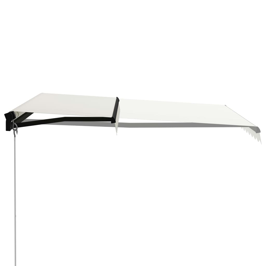 Manual Retractable Awning 300x250 cm Cream