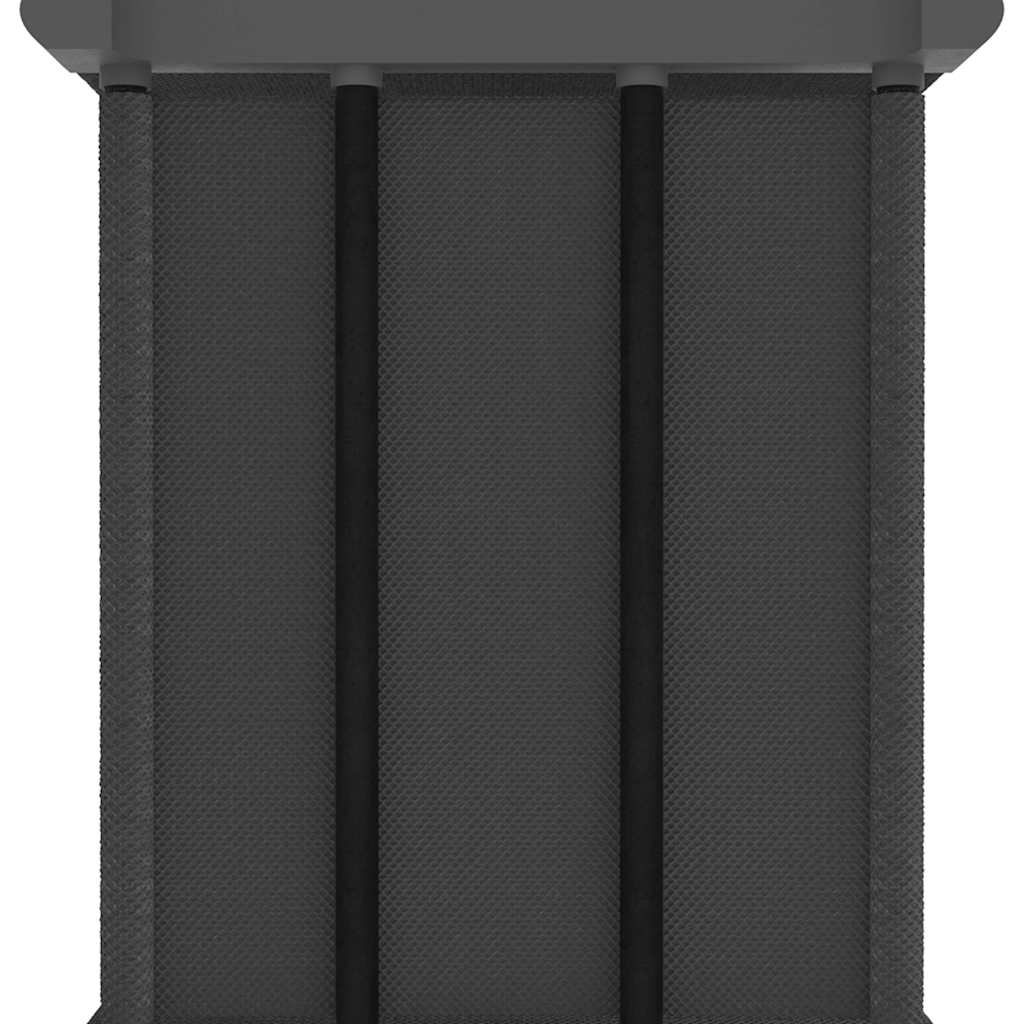 322616 vidaXL 12-Cube Display Shelf Grey 103x30x141 cm Fabric