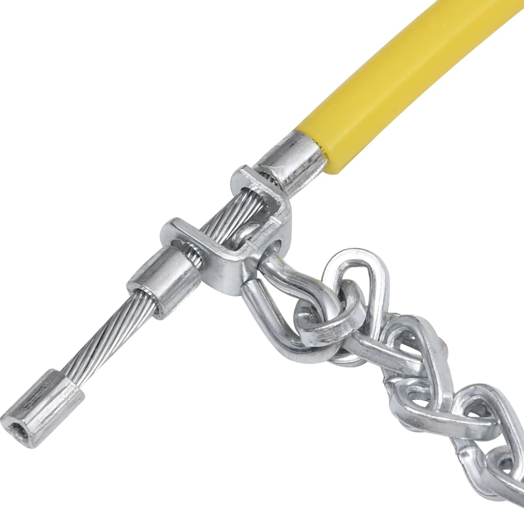 vidaXL Car Tyre Snow Chains 2 pcs 16 mm SUV 4x4 Size 400