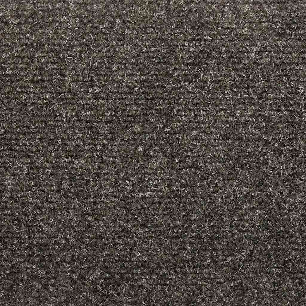 Stair Mats Self-adhesive 15 pcs 56x17x3 cm Anthracite Half Round