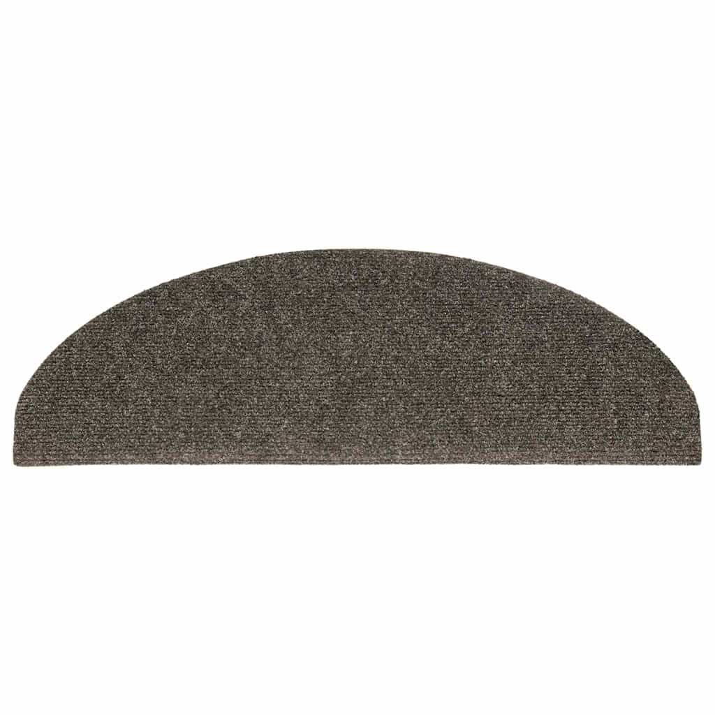 Stair Mats Self-adhesive 15 pcs 65x21x4 cm Anthracite