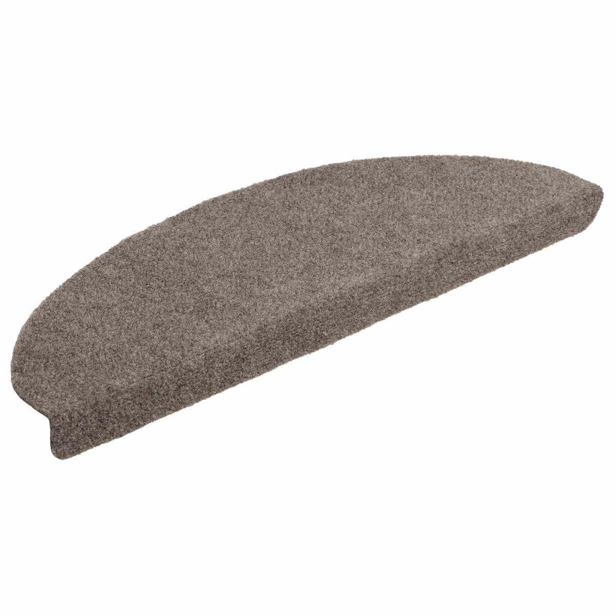 Stair Mats Self-adhesive 15 pcs 65x21x4 cm Beige Half Round
