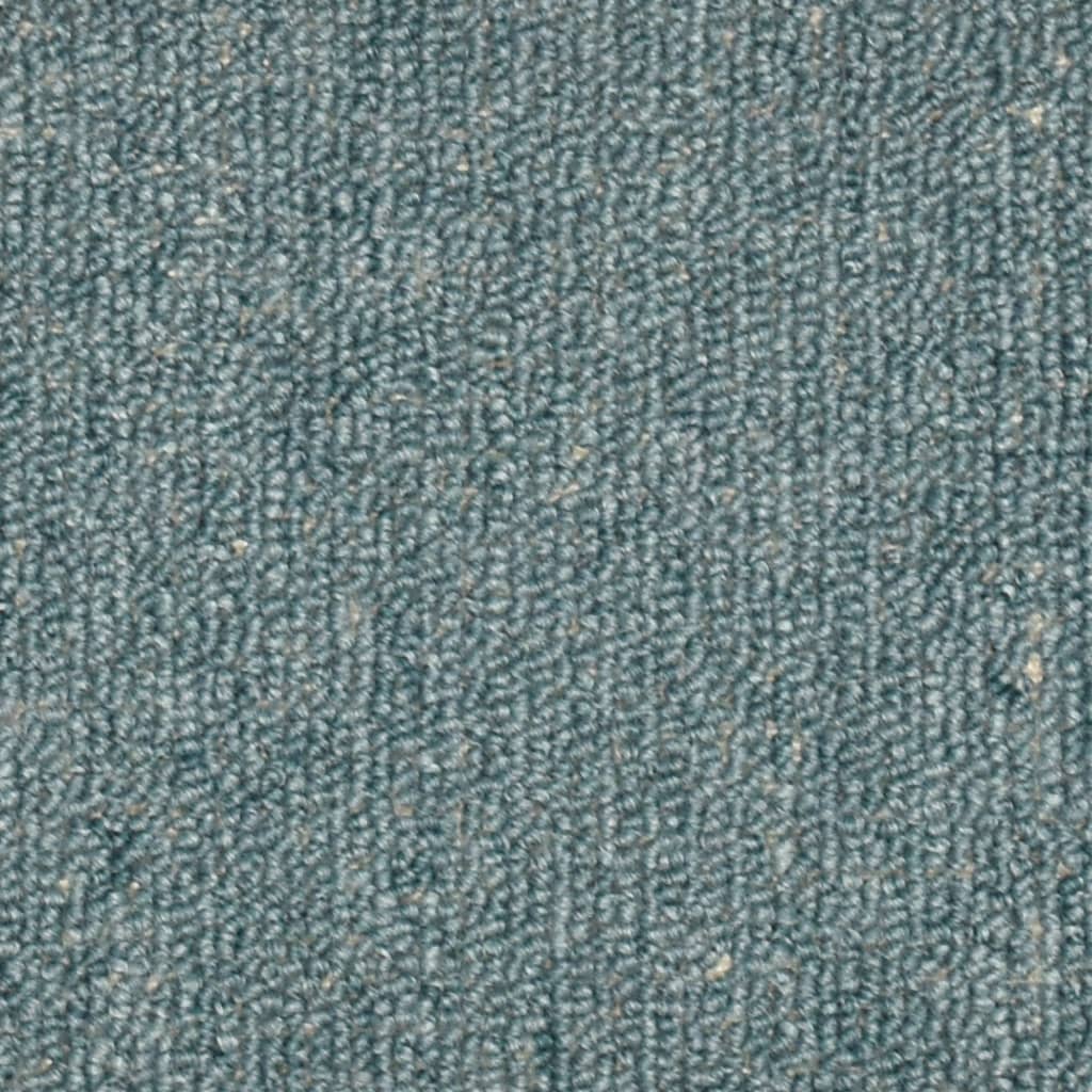 Stair Mats 15 pcs 56x17x3 cm Sea Blue Half Round