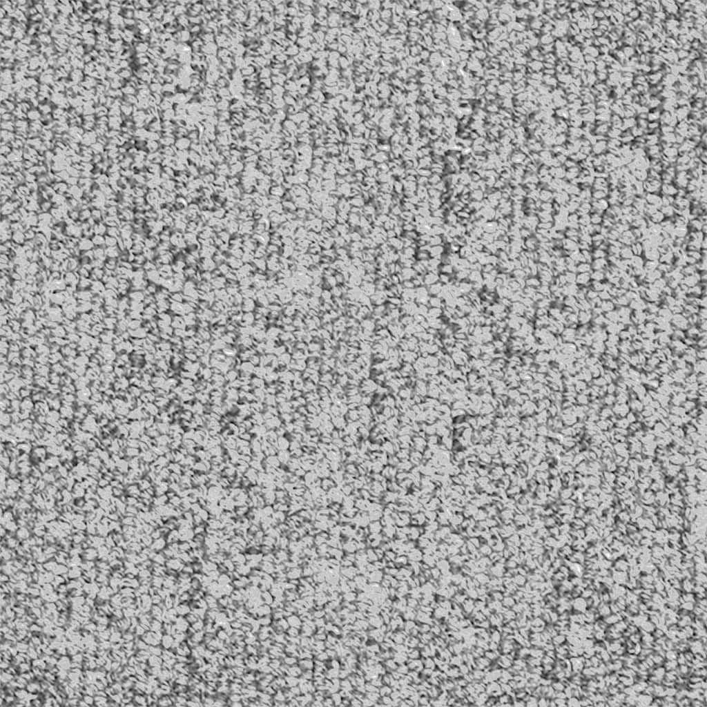 Stair Mats 15 pcs 65x24x4 cm Light Grey Half Round Large