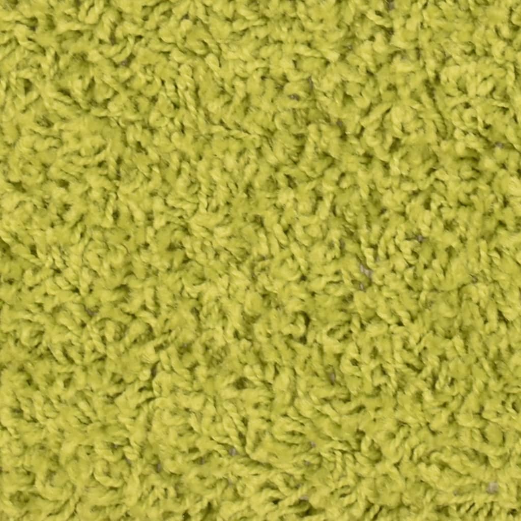 Stair Mats 15 pcs 56x17x3 cm Green Half Round