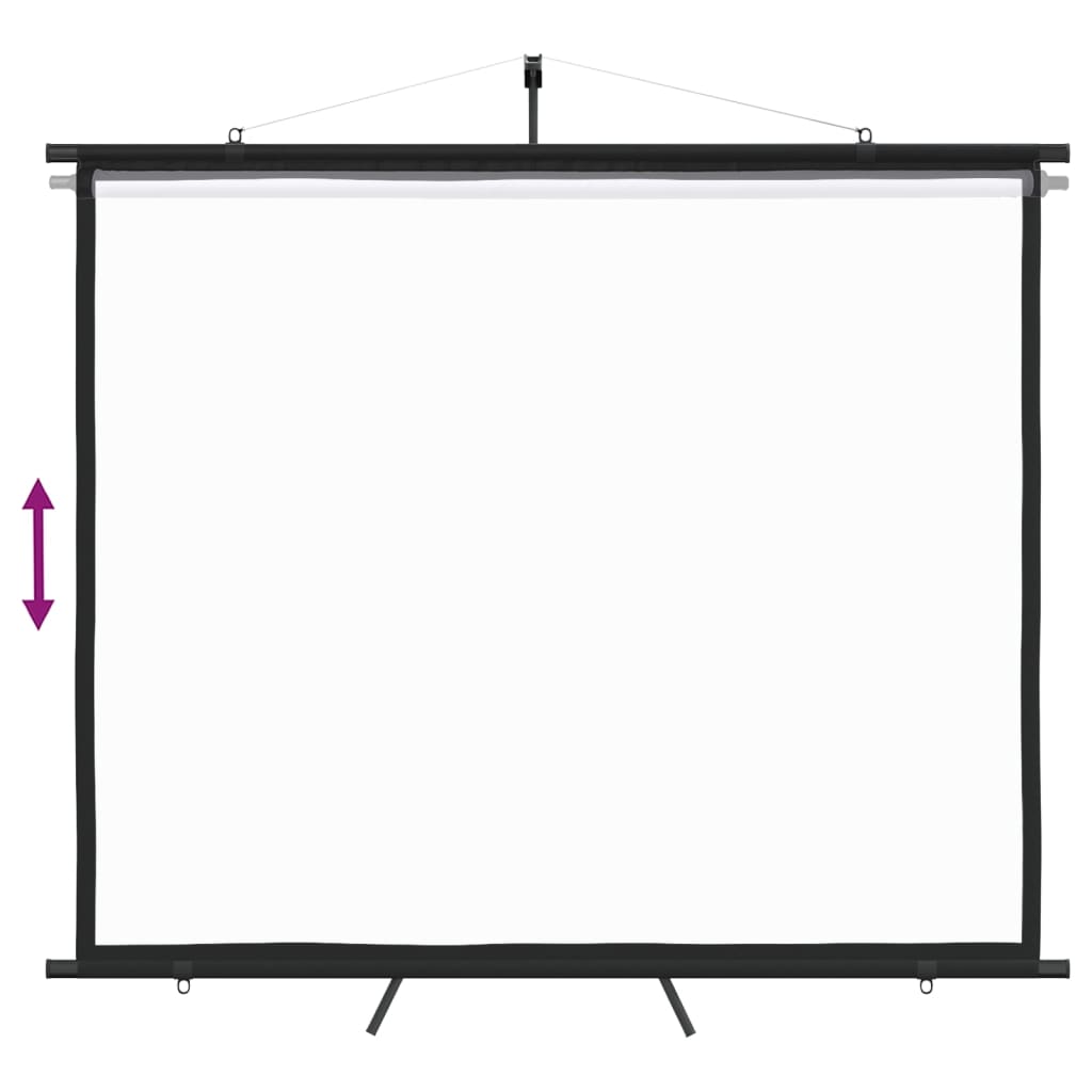 vidaXL Projection Screen with Tripod 100" 4:3