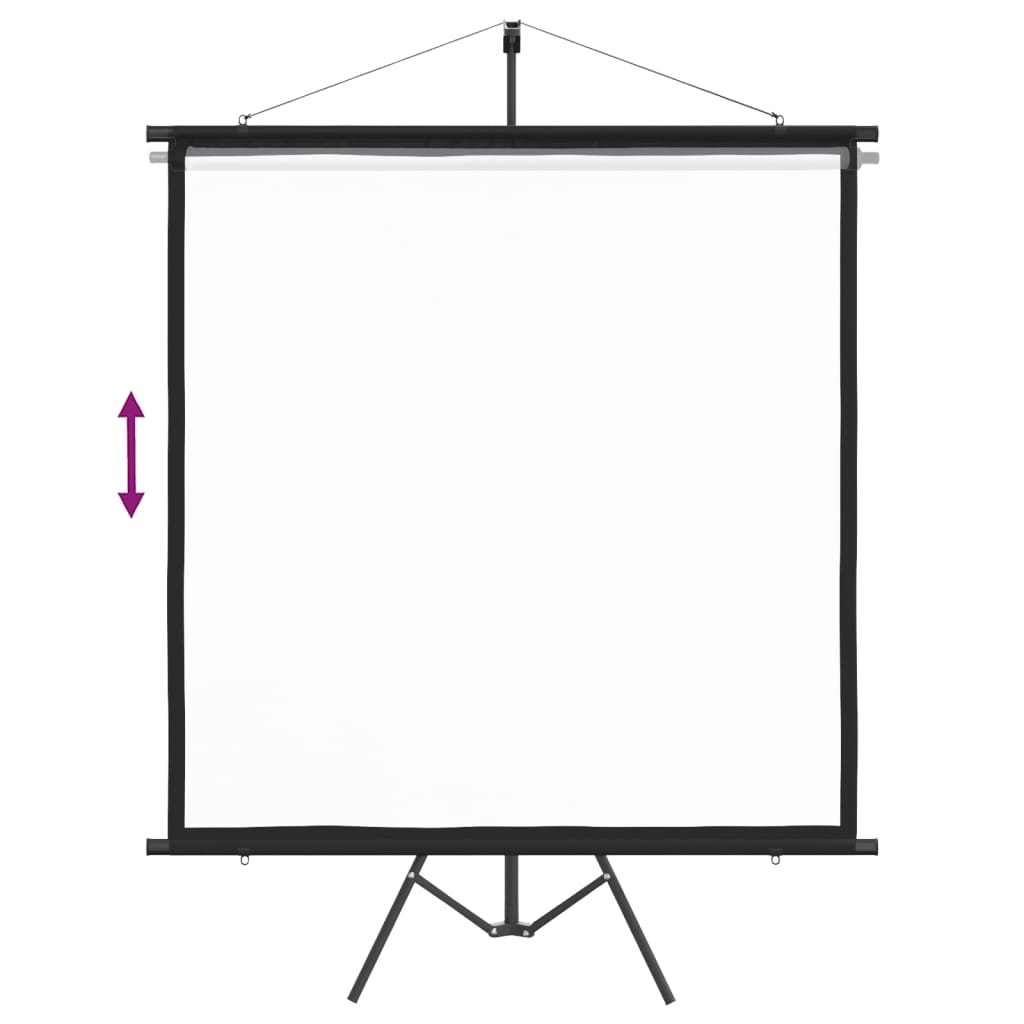 vidaXL Projection Screen with Tripod 89" 1:1